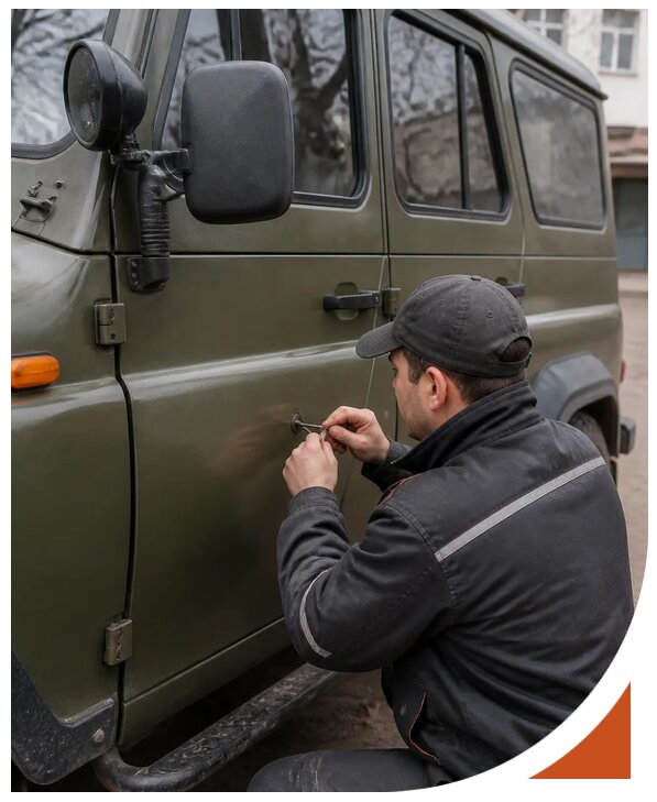 Профессиональное вскрытие автомобиля УАЗ без повреждений в Кинели